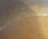 A picture of step 2 of Curry pakora in green and with red Chilli tarka.