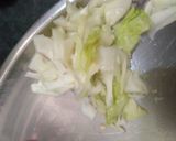 A picture of step 4 of Veg noodles.