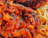 Jollof na taliya da kifi tarwadamatakin girki4 hoto