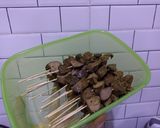 Foto langkah ke 3 dari resep Sate Ati Ampela Goreng.