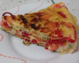 Foto del paso 10 de la receta: Tortilla vegetal con berenjenas y queso de cabra asados