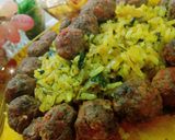 عکس مرحله 2 از دستور کلم پلو 💜