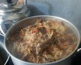 A picture of step 7 of Seafood jollof Rice.