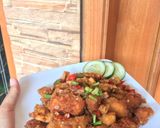 Foto langkah ke 8 dari resep Ayam + Tempe Goreng Saus Tiram.