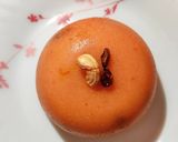 A picture of step 9 of Kesari Sheera.