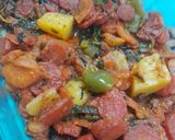 A picture of step 3 of Gajar methi.