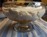 Foto del paso 3 de la receta Postre de melocotones con crema de mascarpone y chocolate apto para diabéticos