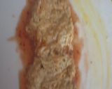 A picture of step 5 of Alferedo chicken bread.