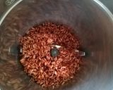 A picture of step 2 of Red rice and jaggery anarse.