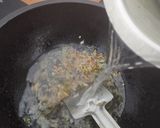 A picture of step 3 of Kerala upma.