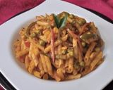 A picture of step 7 of Peri Peri Vegetable Pasta.