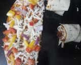 A picture of step 4 of Herbed pizza roll ups.