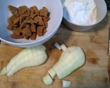 Une image de l'étape 1 de Clafoutis poire spéculoos.