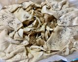 Foto del passaggio 3 della ricetta Torta salata di sfoglia con cavolo viola e pleurotus