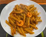 Foto del paso 9 de la receta: Pasta con salsa de gamba roja