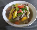 Foto langkah ke 6 dari resep Sup Jamur Tiram Daging Giling.