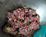 Foto del paso 4 de la receta: Hamburguesa casera de Posta molida y berenjena 🍆 en la freidora de aire