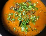 A picture of step 5 of Horse Gram Sambar / Lentil Curry.