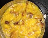 A picture of step 3 of Bread halwa.