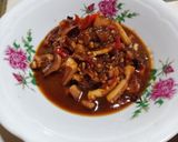 Foto langkah ke 3 dari resep Sotong pedas manis.