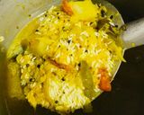 A picture of step 4 of Gobhi Pulav.