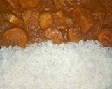 صورة لخطوة 4 من وصفة أرز أبيض بطبيخ البامبي (البطاطا الحلوة) للغداء
