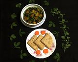 A picture of step 10 of Methi Matar Aloo.