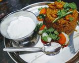 A picture of step 7 of Prawn Sahi Biryani in my style.