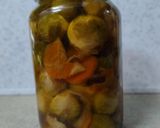 Foto del paso 4 de la receta: 19/6📅🫙Repollitos de Bruselas & Berenjenas al Escabeche🍆
