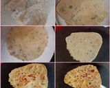 A picture of step 2 of Spring Onion Paratha From Leftover Rajasthani Dal.