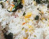 A picture of step 3 of Chicken aloo ki biryani.