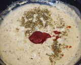 A picture of step 5 of White Sauce Pasta.