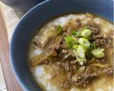Foto langkah ke 4 dari resep Bubur Daging Sederhana.
