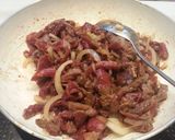 A picture of step 8 of Japchae.