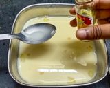 A picture of step 5 of Caramel Egg pudding.