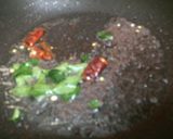 A picture of step 4 of Kerala style avial.