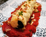 Foto del paso 6 de la receta: Canelones de salmón y espinacas