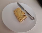 Foto langkah ke 5 dari resep Omlet isi kacang hitam.