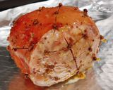 A picture of step 8 of Gammon Joint with Honey and Mustard Glaze.