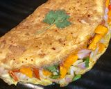 A picture of step 6 of Mango Salsa Omelet.