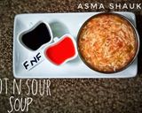 A picture of step 6 of Hot n Sour Soup.