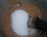 A picture of step 2 of Aata halwa.