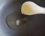 A picture of step 3 of Moong daal coconut kalash halwa.