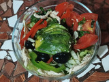 Saboga frito con ensalada mixta. #calendario2025