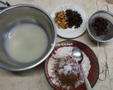 Foto langkah ke 1 dari resep Choco Cranberry Walnut Baguette.