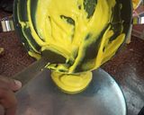 A picture of step 3 of Khandvi.