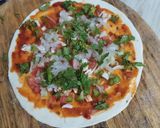વેજ ચીઝ પીઝા પરાઠા(veg cheese pizza parotha recipe in gujarati) રેસીપી સ્ટેપ2ફોટો