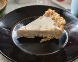 A picture of step 2 of Banana ice cream cheesecake low fat in airfyer.