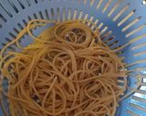 A picture of step 5 of Grandma's great pasta *optional cheese*.