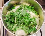 Hình bước làm 3 của món Canh Mướp&Mồng Tơi Nấu Bắp